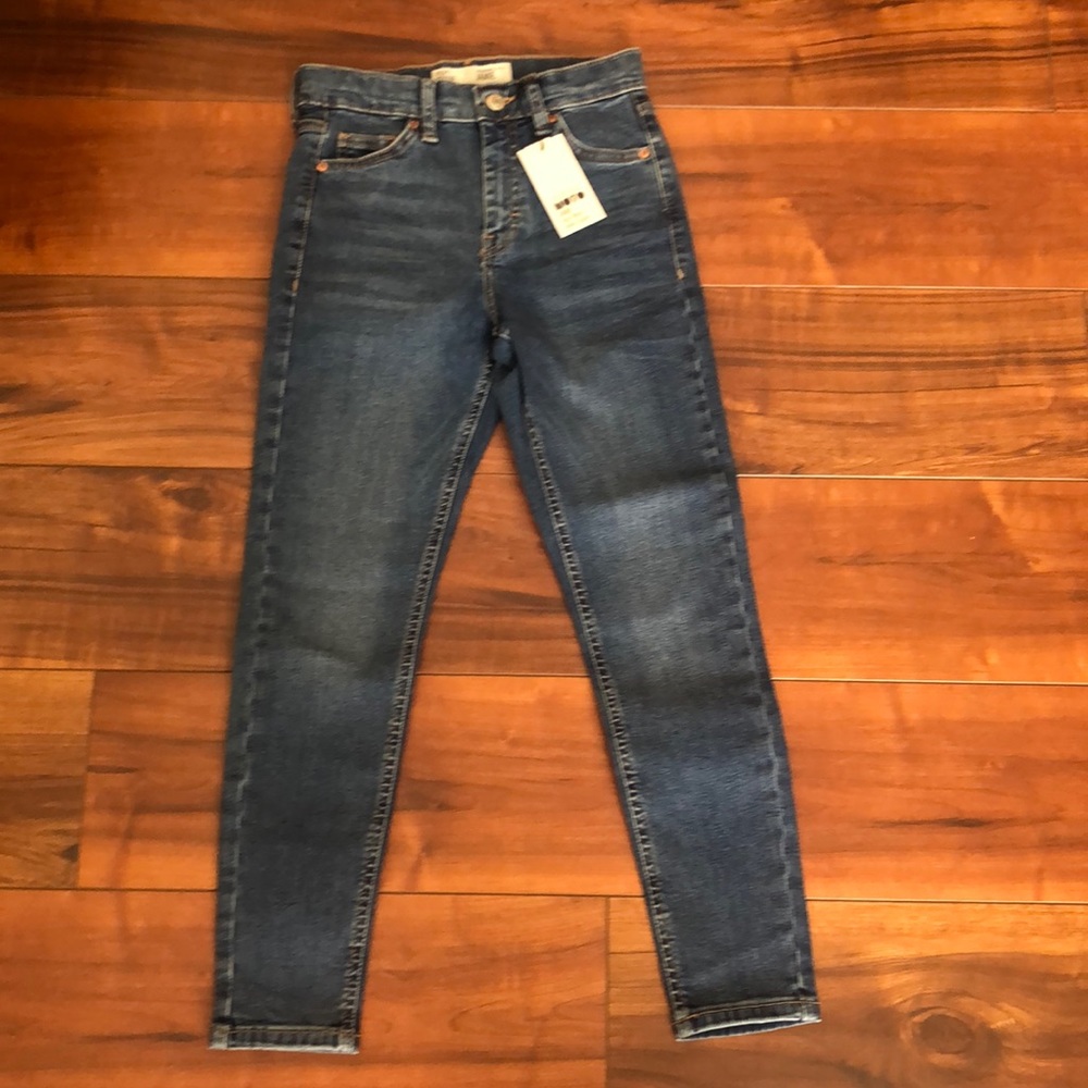 Topshop Moto Jamie High Waist Ankle Grazer/Petite - W24 L28